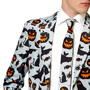 suitmeister Abschlussball Festival Halloween Gruselig Gruselig Männer Anzug Kostüm Outfit Urlaub Pullover Hässlich