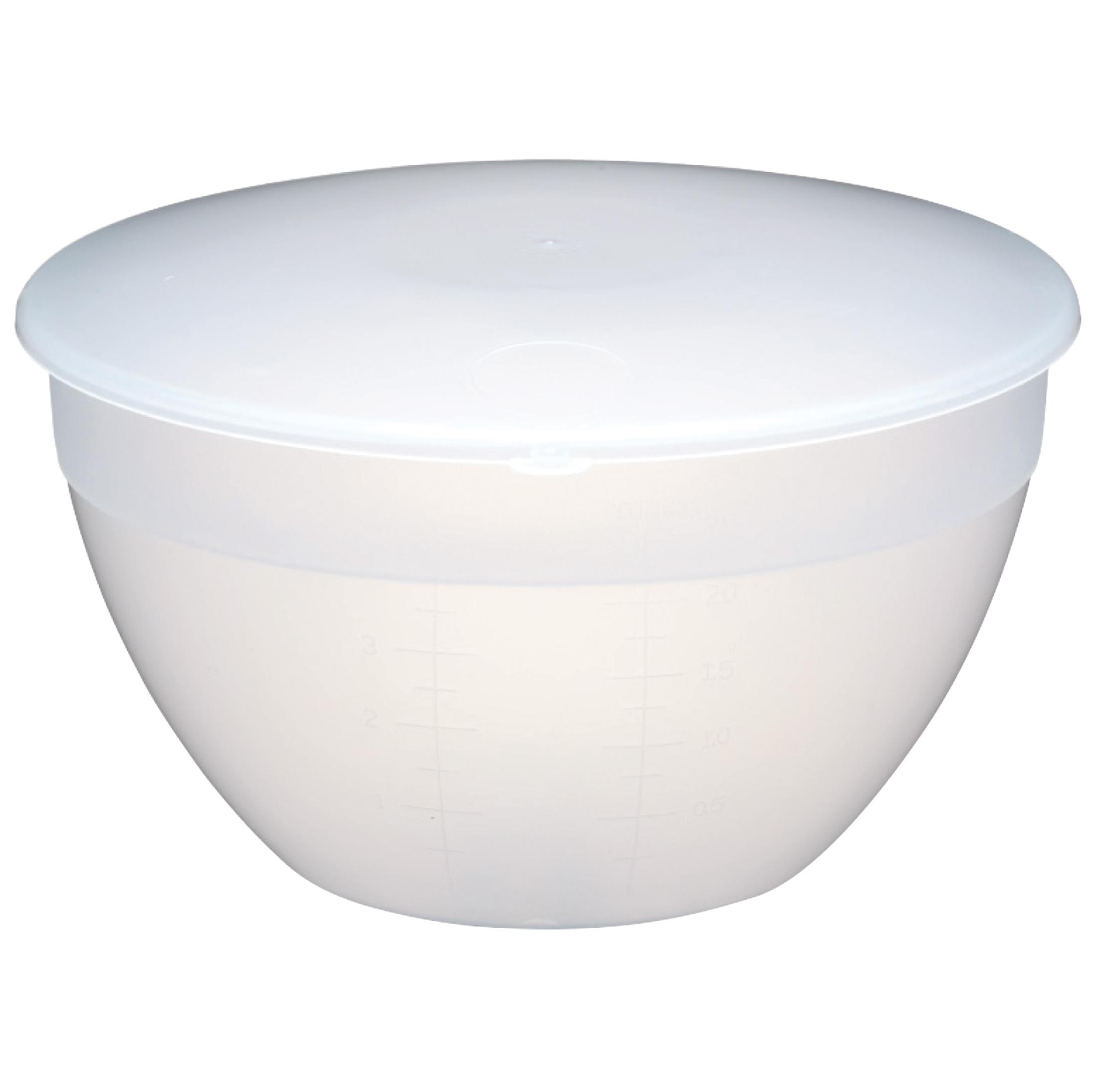KitchenCraft ExtraLarge Plastic Pudding Basin with Lid, 2.3 Litres (4 Pints) Amazon.co.uk