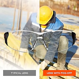 safety glasses anti fog