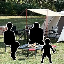 Amazon | [キャンパーズコレクション 山善] テーブル キャンプ