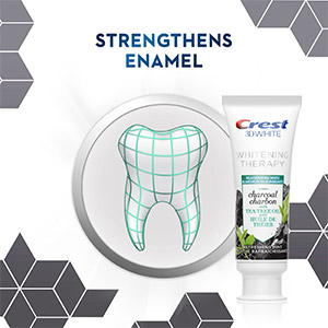 Strengthens teeth and protects enamel from future stains