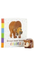 Brown Bear water proof book and squirty toy