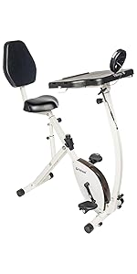 stationary bike for standing desk