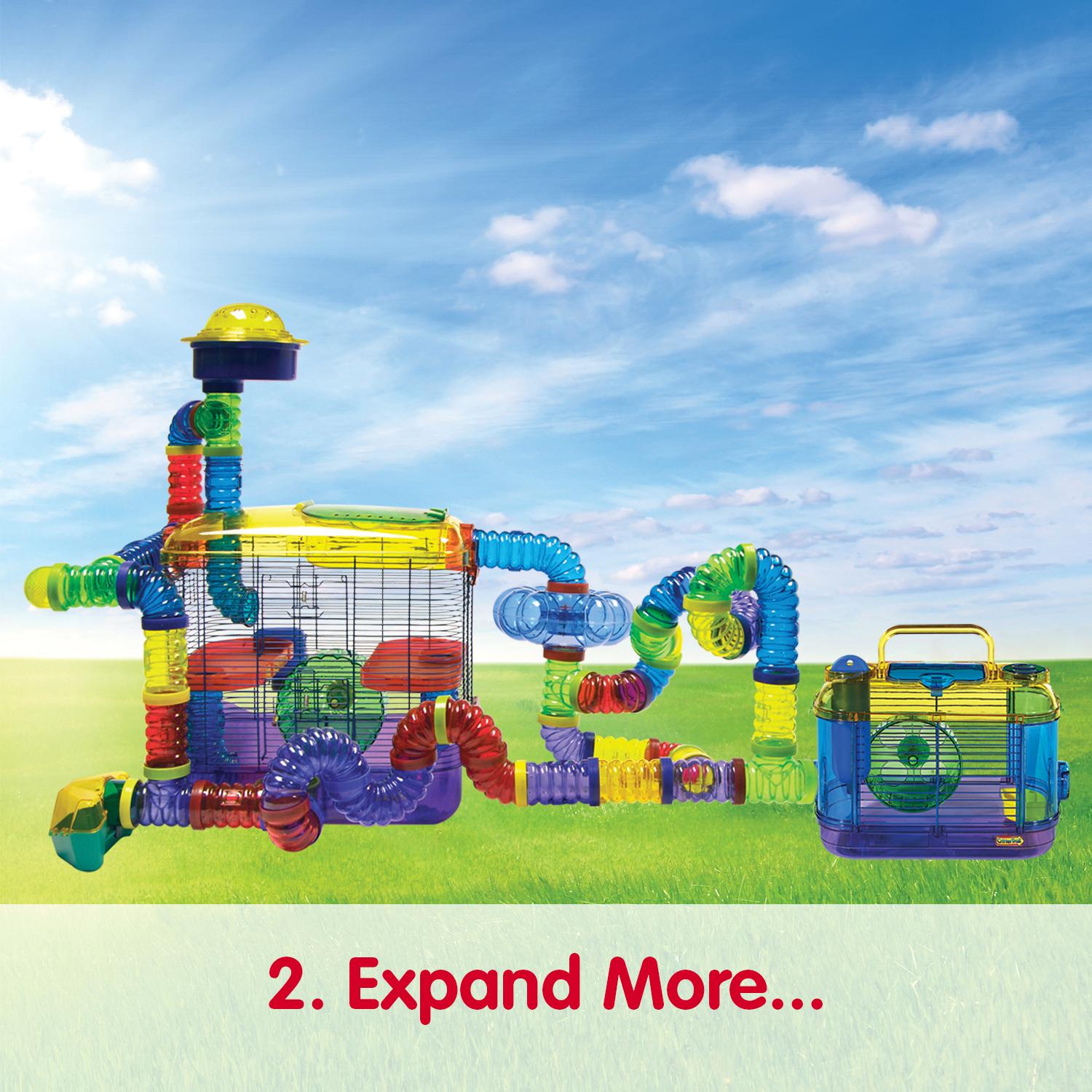 Kaytee Crittertrail Two Level Habitat 20 Inches x 11.5 Inches x 16