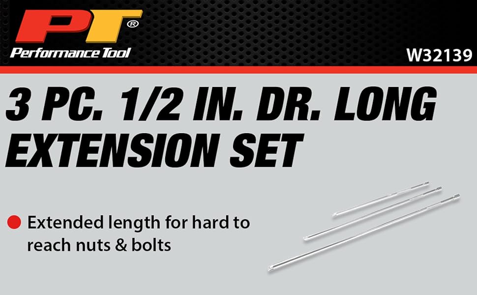Amazon.com: Performance Tool W32139 1/2-Inch Drive Long