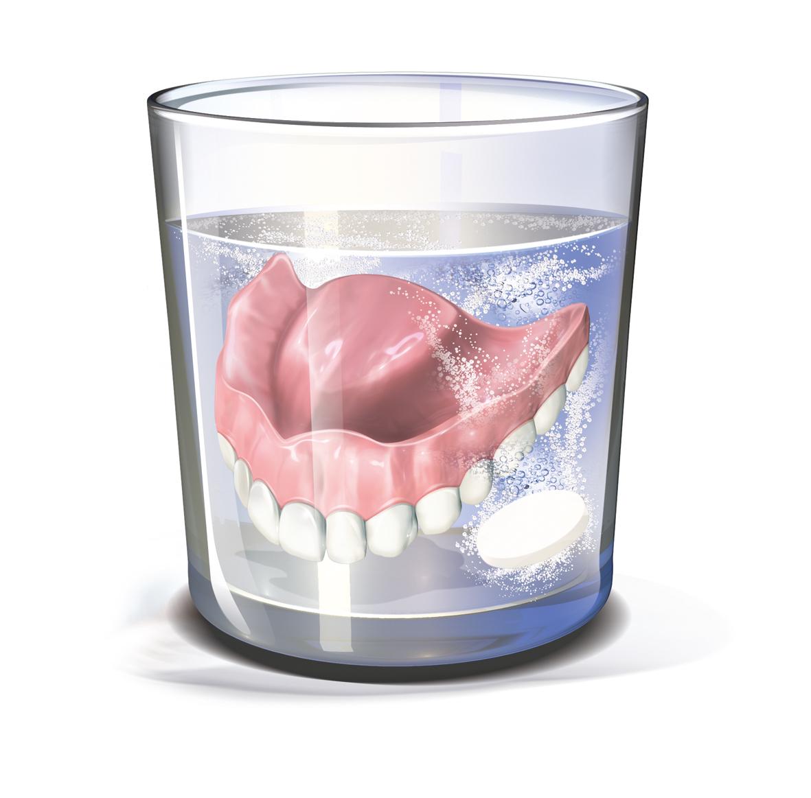 Poligrip Denture Cleaning Tablets, 3 Minute Daily Cleanser, 30 Tablets