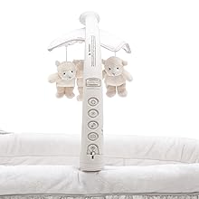 silent auto gliding deluxe bassinet