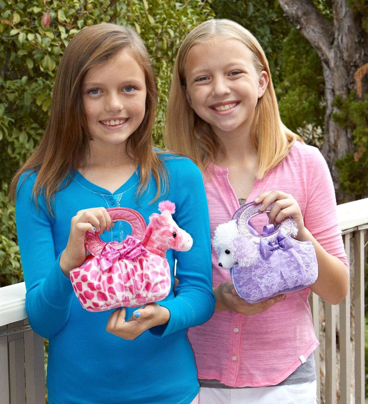 Plush Baby 6" My Barnyard Friends Carrier with Sound Toys