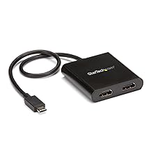 新品　StarTech.com USB-C - HDMIマルチモニターアダプタ ディスプレイアダプター／USB-CまたはUSB 3.0接続／デュアル