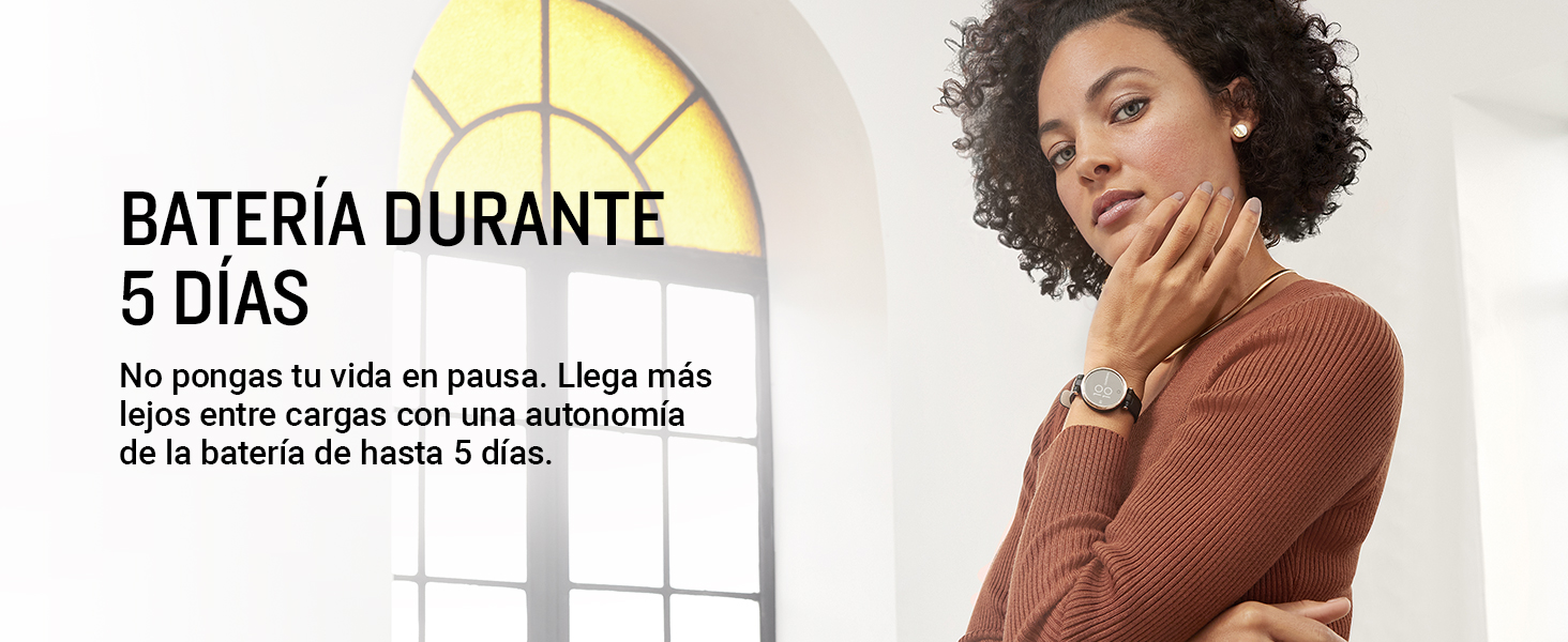 Llega más lejos entre cargas con una autonomía de la batería de hasta 5 días.