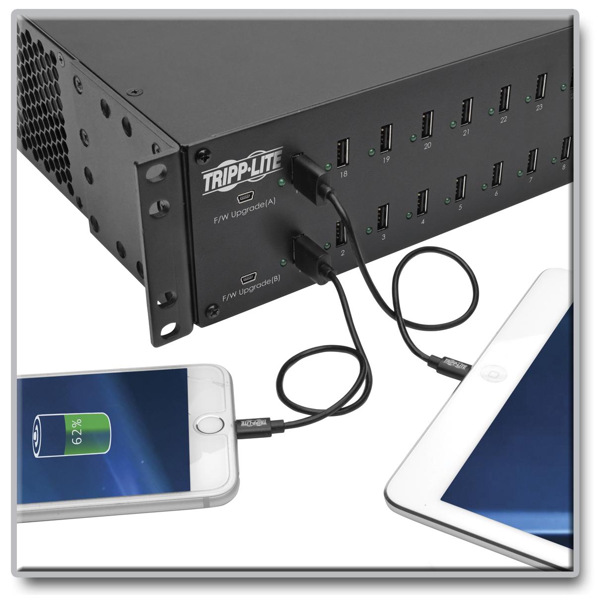 Tripp Lite 32Port USB Charging Station Hub W/Syncing 5V