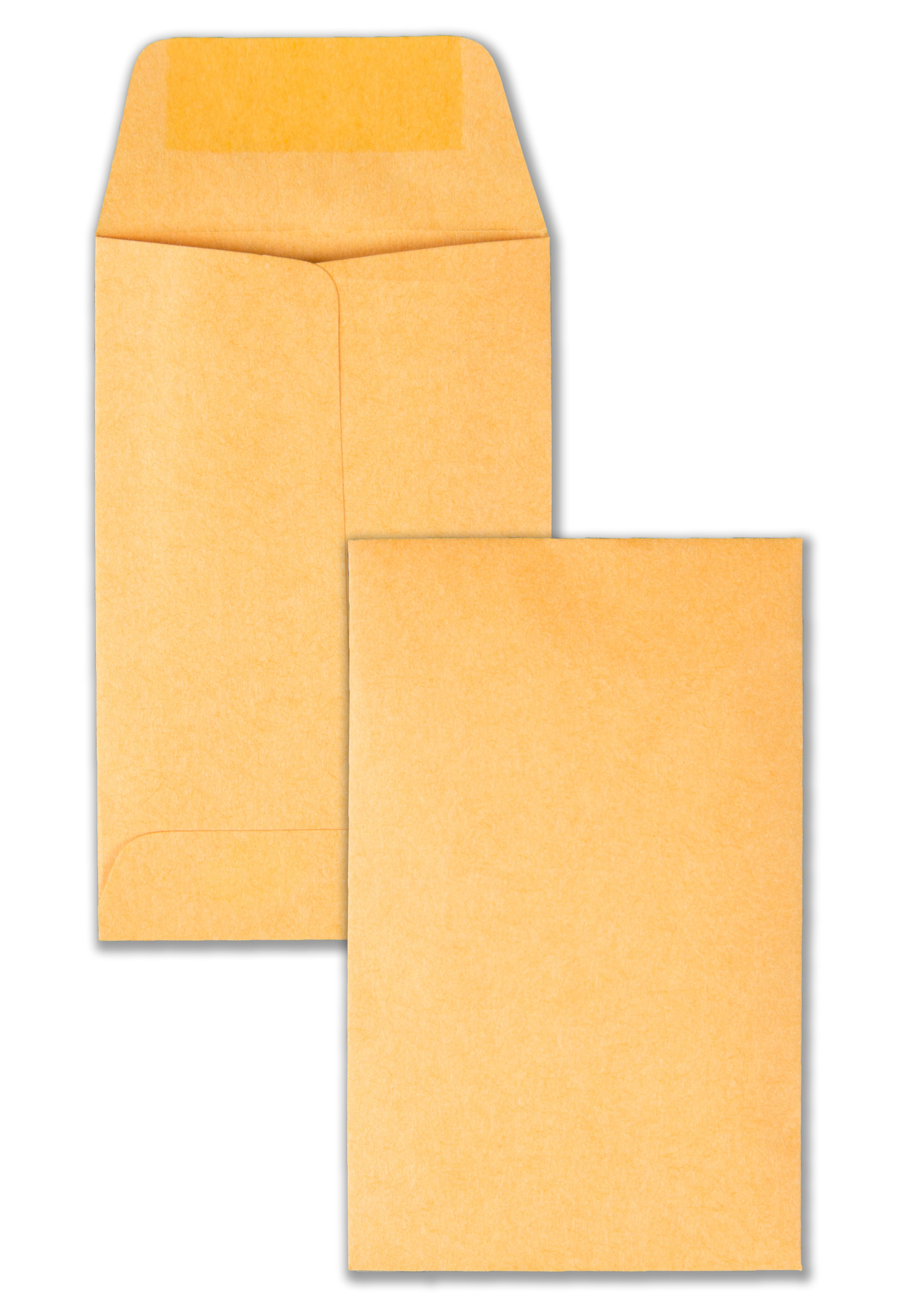 1 Coin and Small Parts Envelope with Gummed Flap for Home