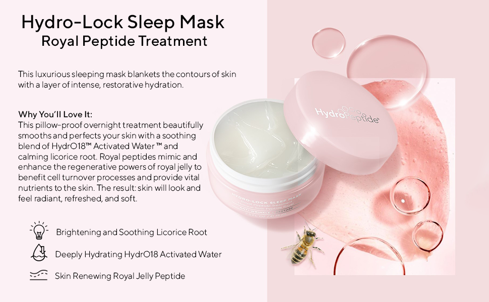 HydroPeptide Hydro-Lock Mask Royal Peptide Treatment