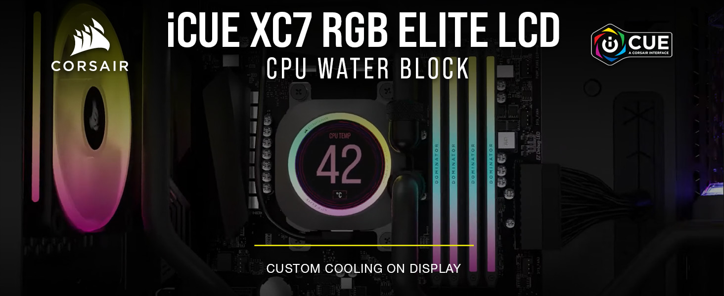 【新品未開封】Corsair XC7 RGB ELITE LCD Amazon.com: CORSAIR iCUE Link XC7 RGB Elite CPU Water Block