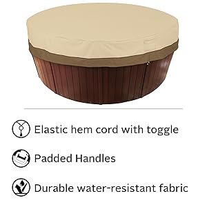 Veranda Patio Round Hot Tub Cover Cap
