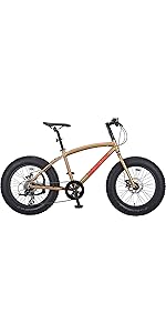 Amazon | キャプテンスタッグ ファットバイク207 マットゴールド