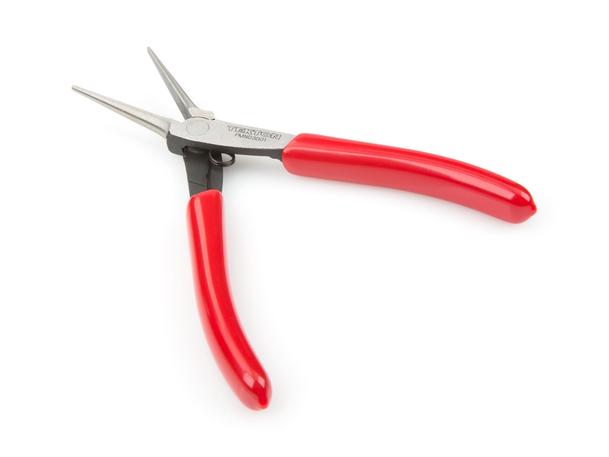 TEKTON Mini Needle Nose Pliers, Smooth Jaw PMN03001