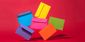 Blake Creative Colour C5 162 x 229 mm 120 gsm Peel & Seal Wallet Envelopes (45301) Baby Pink - Pack of 25 11 coloured envelopes, bright colours, creative colour, blake envelopes