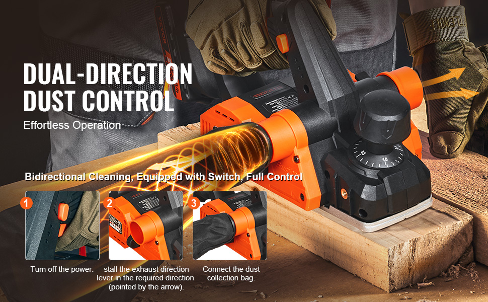 VEVOR Cordless Electric Hand Planer (Battery not Included