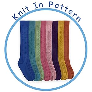 jefferies socks girls cable knit pattern fashion 