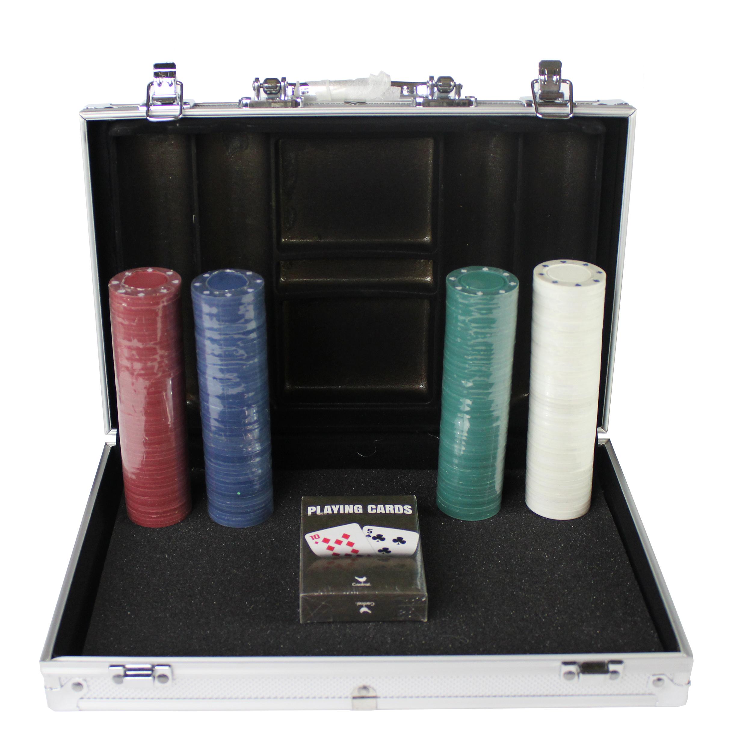Cardinal Industries 200 pc Poker Set In Aluminum Case