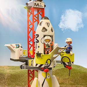 特撮 Playmobil space set 9488 Playmobil Space Rocket Mars and Launch Platform 9488 Space