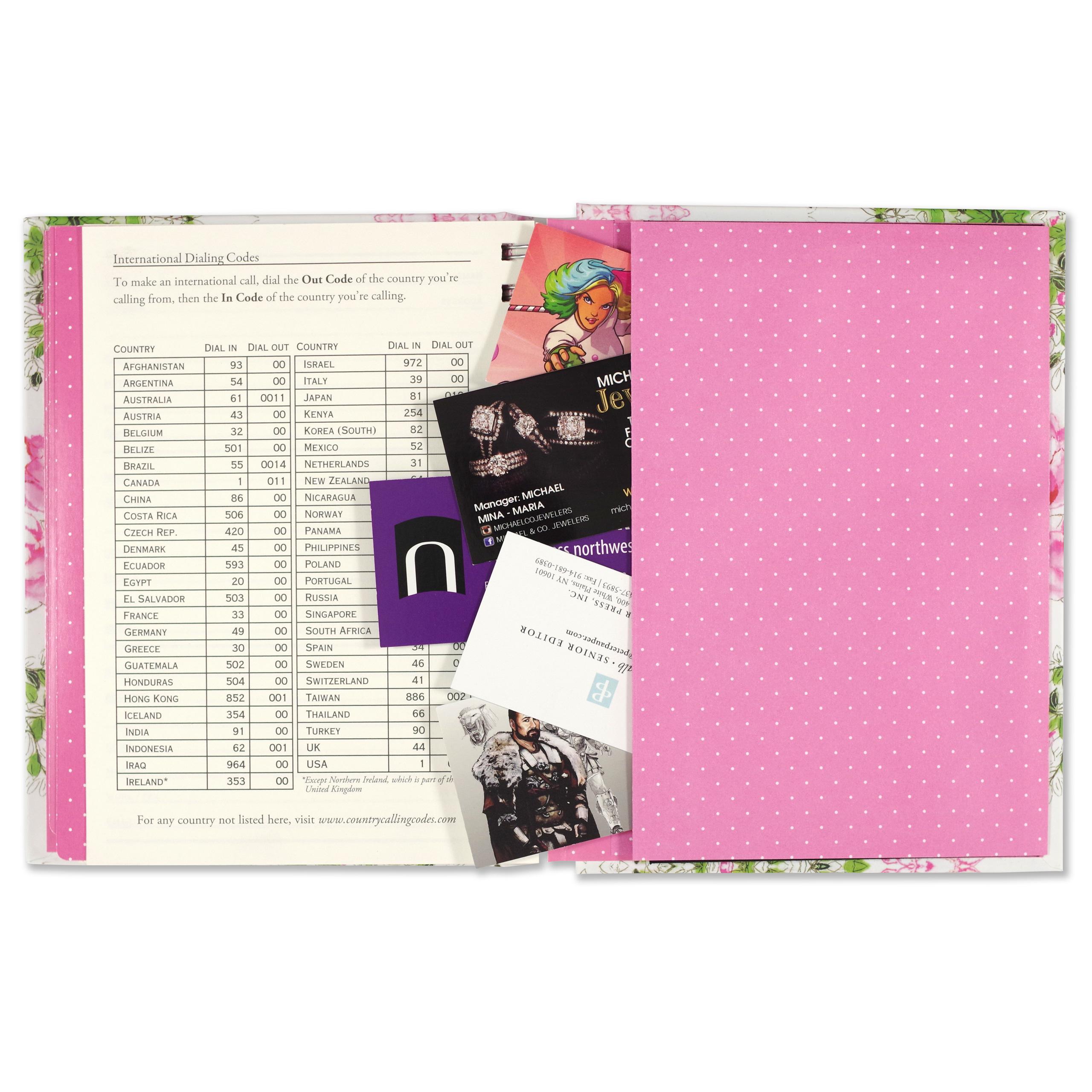 Rose Garden Large Address Book Peter Pauper Press 9781441318558 Books