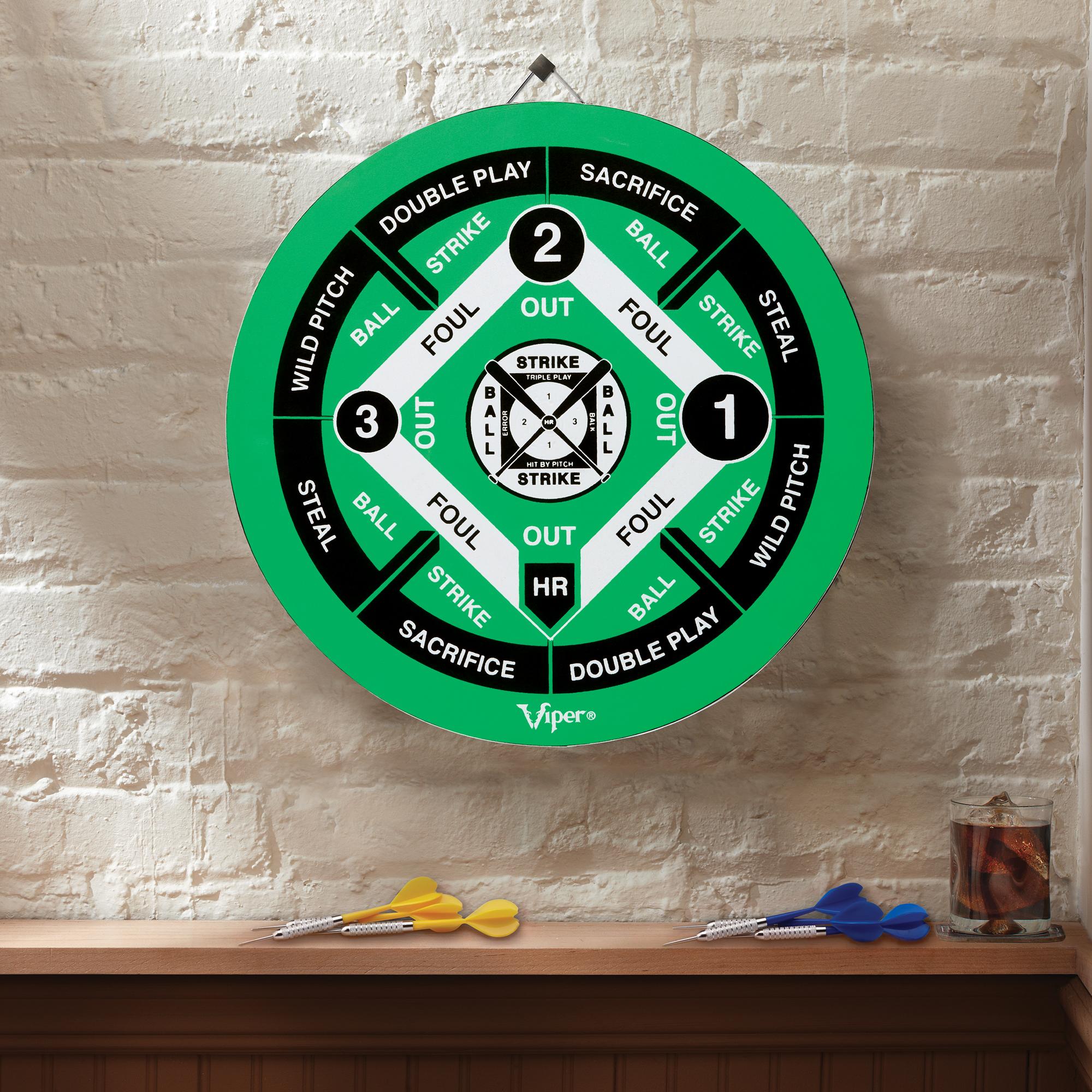 Viper Double Play 2in1 Baseball Dartboard with Darts