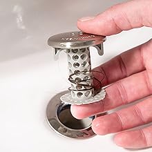 kitchen sinkshroom, sink shroom, sinkshroom, kitchen sink strainer, kitchen strainer, strainer, sink