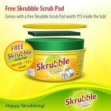 Skrubble dishwash tub 700g pack of 4