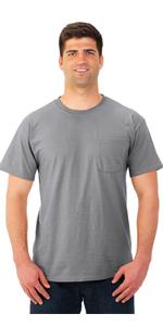 pocket tee, t-shirt, moisture wicking, dri-power, men's