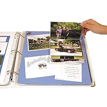 Amazon.com: C-Line Memory Book Scrapbook Flip Pockets for 4