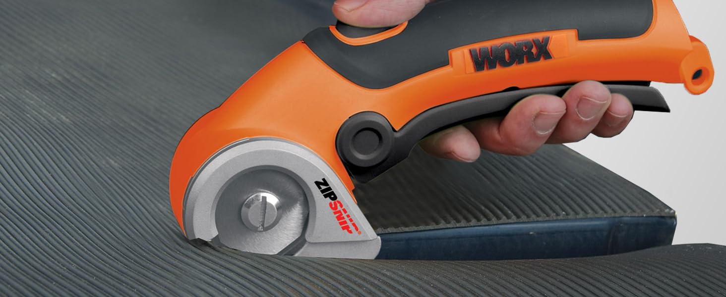 WORX WX082L ZipSnip Electric Scissors + WORXSAW Compact Circular Saw