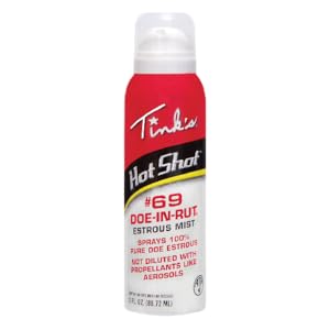 Hot Shot Tink's #69 Doe-N-Rut Mist Deer Lure Scent Spray Pure Urine