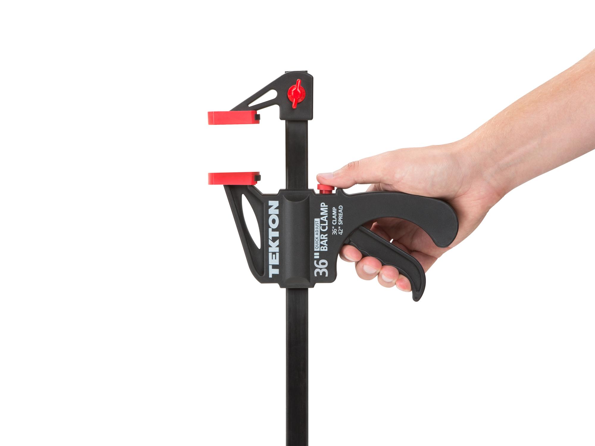 TEKTON 39186 36Inch by 21/2Inch Ratchet Bar Clamp and 42Inch