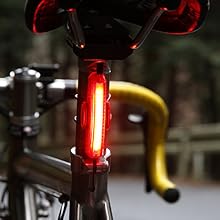 RAPIDX Rapid X Safety Light, Tail Light, Rear Light, Road Bike, Cross Bike, Mini Velo, Small Vehicle, Long Ride