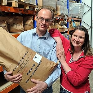 Sophie and Axel Steenberg founders of Steenbergs spice company, based in rural North Yorkshire