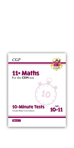 11+ 10 minute tests