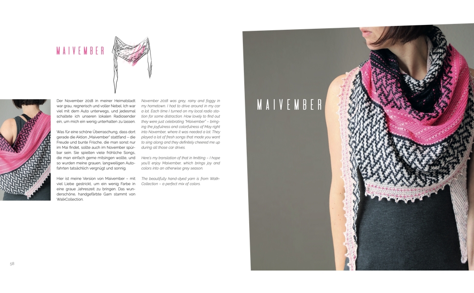 colorwork shawls by melanie berg