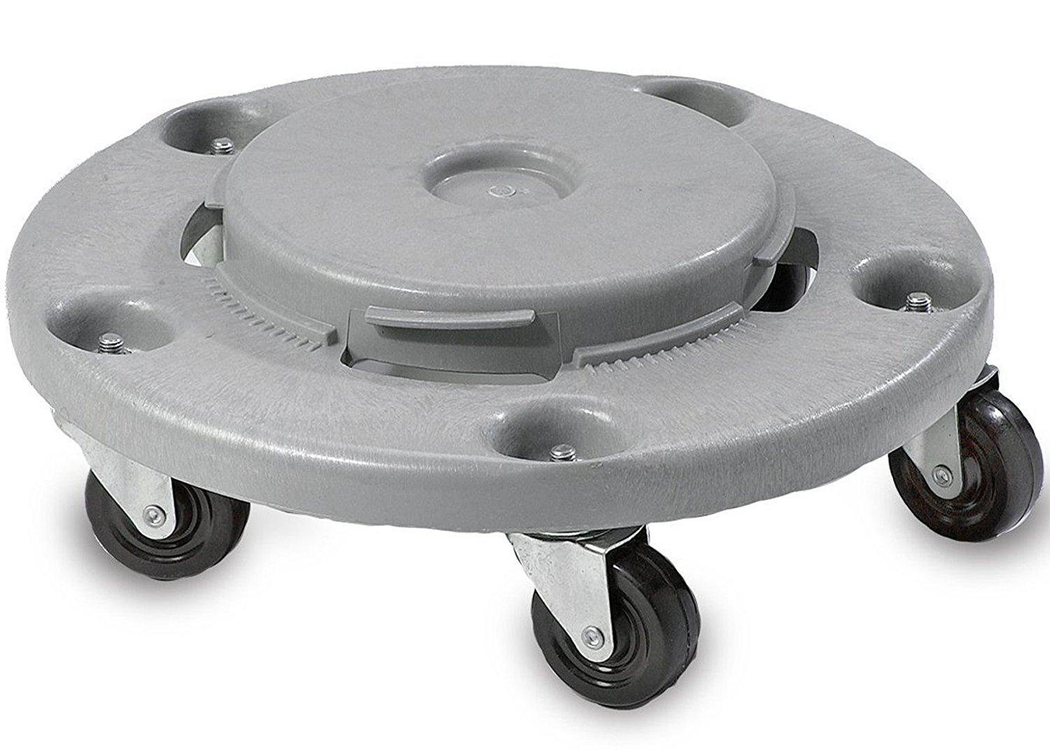 Janico 1040 Trash Can Dolly Heavy Duty Bolted Casters