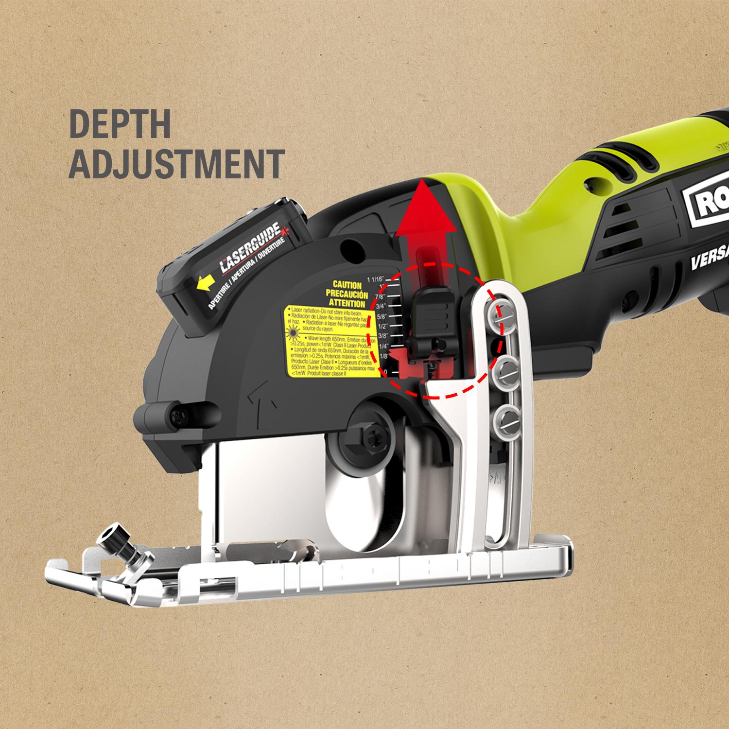 Rockwell RK3440K 4.0 Amp VersaCut Circular Saw Amazon.ca Tools & Home