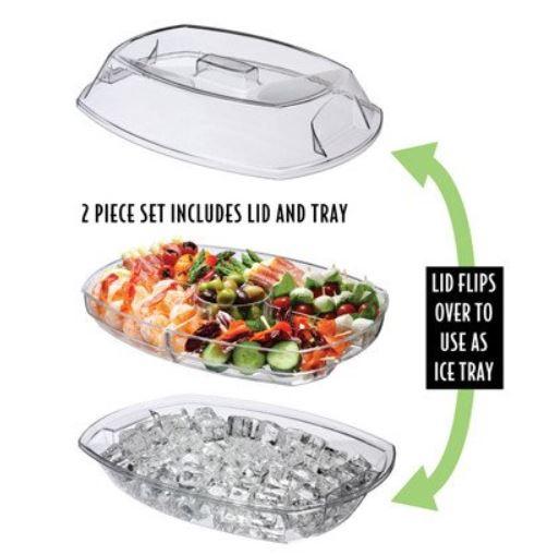 Prodyne Iced DipOnIce StainlessSteel Serving Bowl