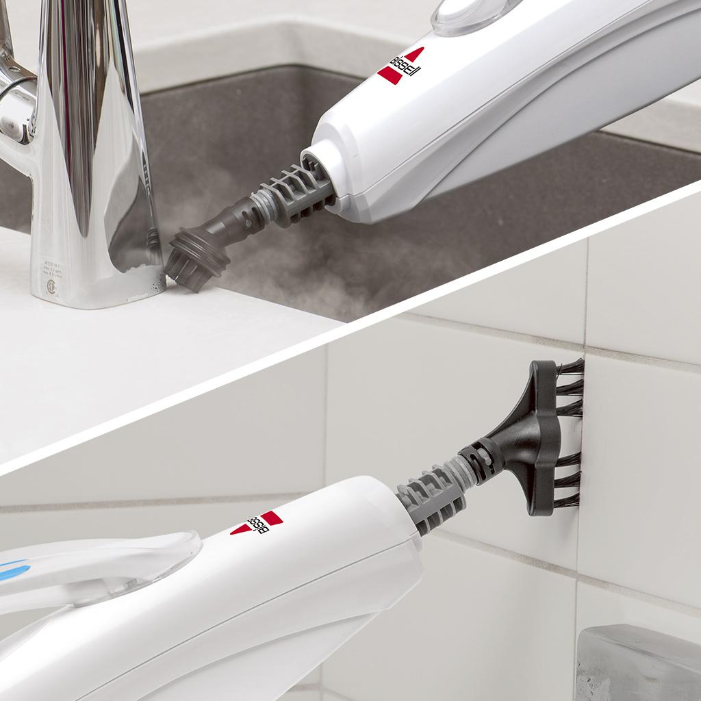 Bissell 2078C PowerEdge 2in1 Steam Mop, White/Blue Amazon.ca Home