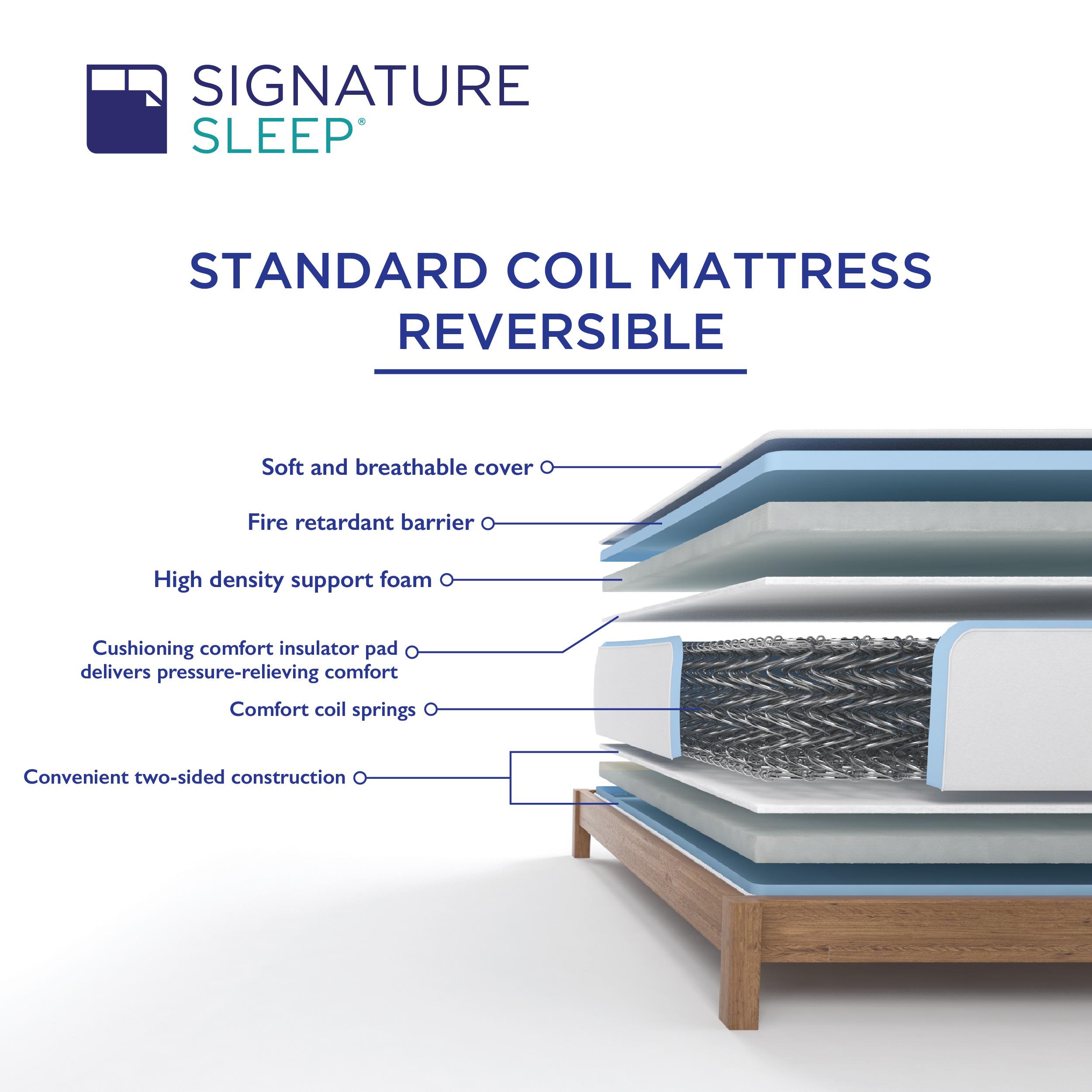 DHP Signature Sleep Contour 8" Twin Mattress, White Amazon.ca Home