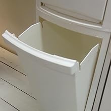 Amazon｜東谷(Azumaya-kk) ダストボックス 3Dホワイト 高さ118cm