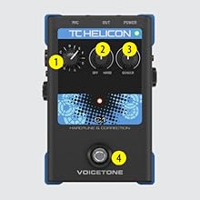 TC Helicon Singles VoiceTone C1 Vocal Effects Processor