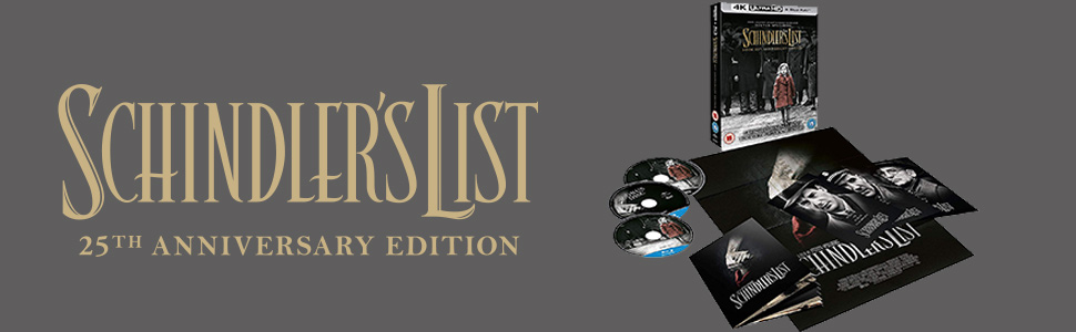 Schindler S List 25th Anniversary Collector S Edition With Poster Art Cards And Book Blu Ray 2019 Region Free Amazon Co Uk Dvd Blu Ray