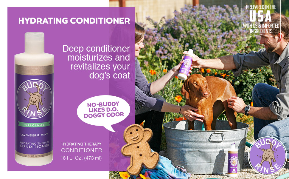 Pet Shampoos Plus Conditioners Buddy Rinse Dog