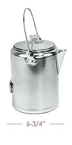 20 cup Aluminum percolator coffee pot outdoor camping