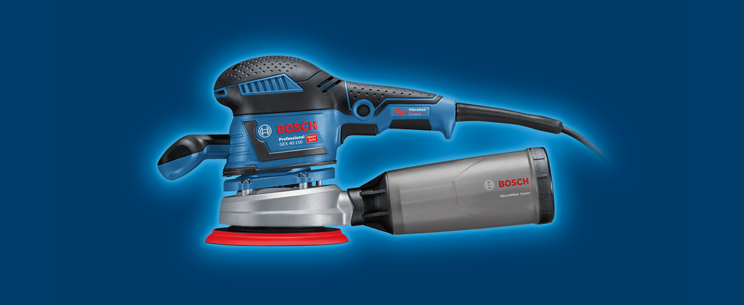 Bosch Professional Random Orbit Sander GEX 34150 (240V, incl. Sanding